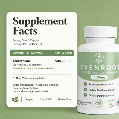 Evenroot® Liposomal Glutathione Capsules